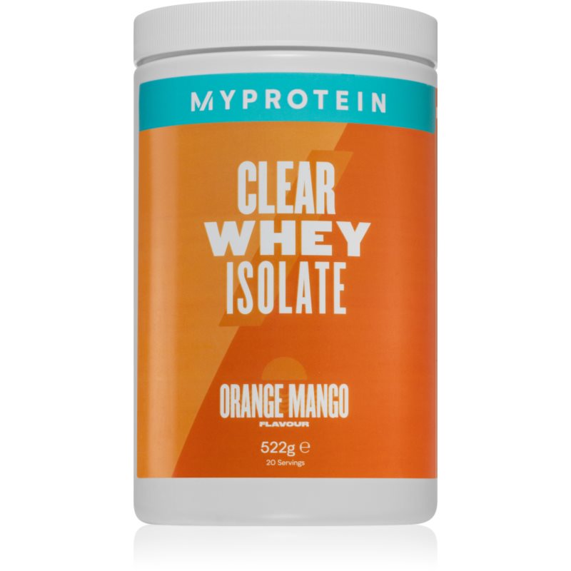 MyProtein Clear Whey Isolate syrovátkový proteinový hydrolyzát příchuť Orange & Mango 522 g koupíte na Notino.cz