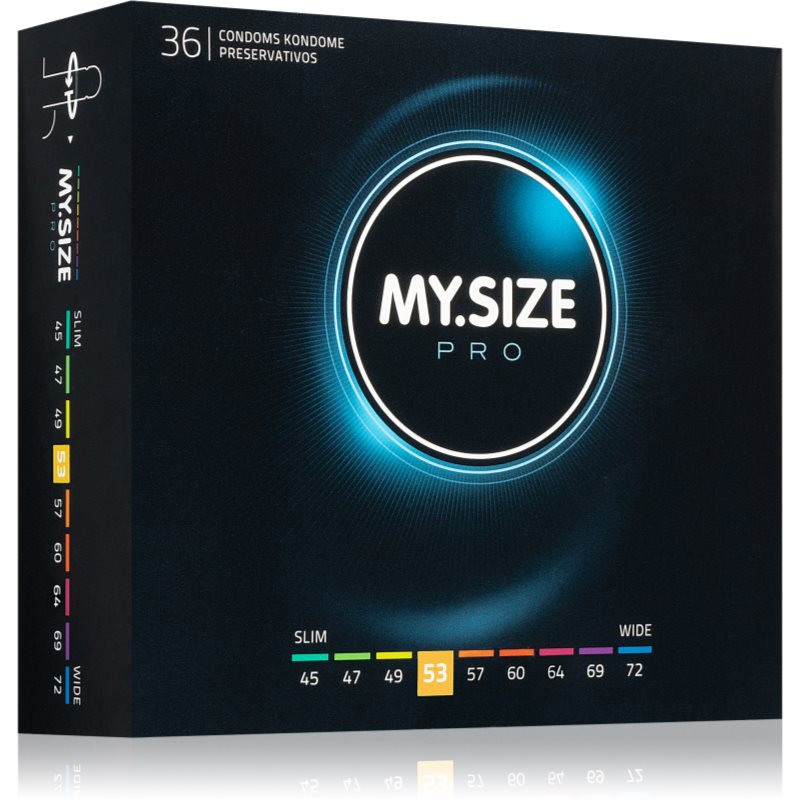 MY.SIZE 53mm Pro Préservatifs 36 Pcs