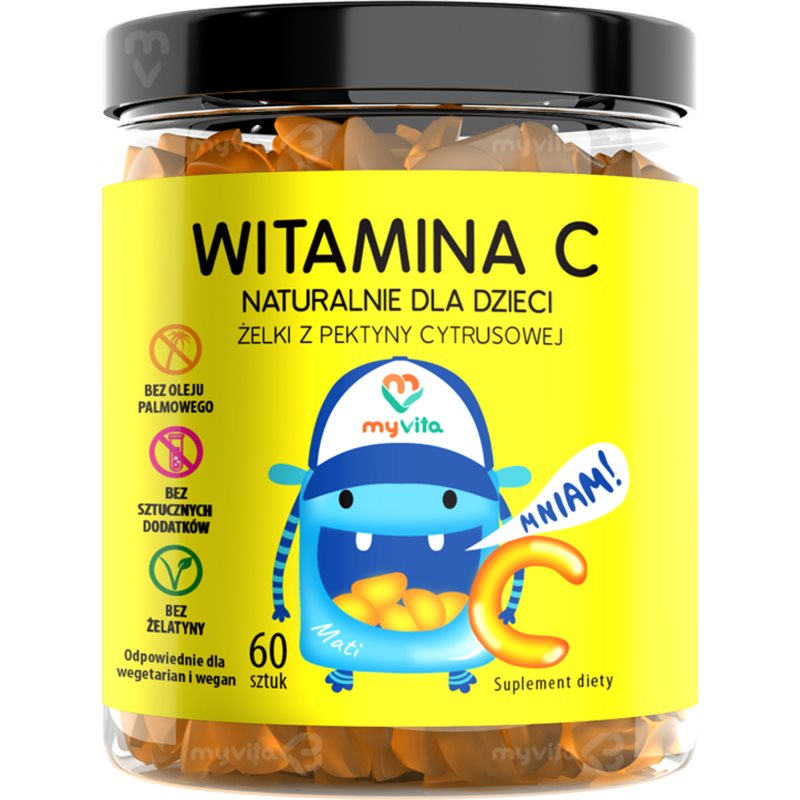 MyVita Naturalne Żelki Witamina C miękkie kapsułki do żucia z witaminą C 60 caps.