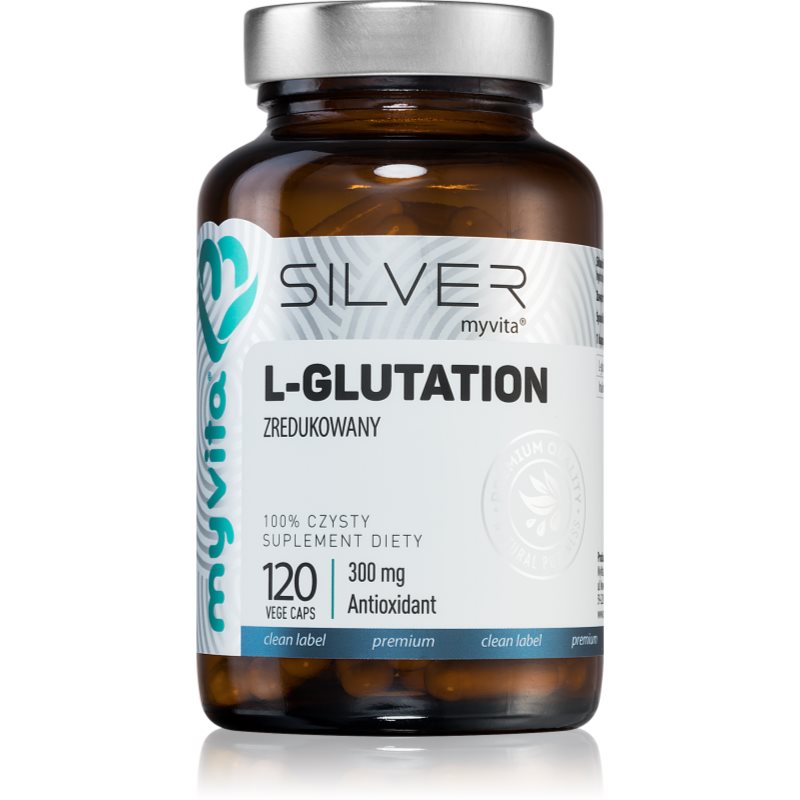 MyVita Silver L-Glutation zredukowany kapsułki o działaniu przeciwutleniającym 120 caps.