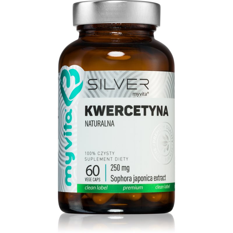 MyVita Silver Kwercetyna 250 mg kapsułki na wsparcie zdrowia fizycznego i psychicznego 60 caps.