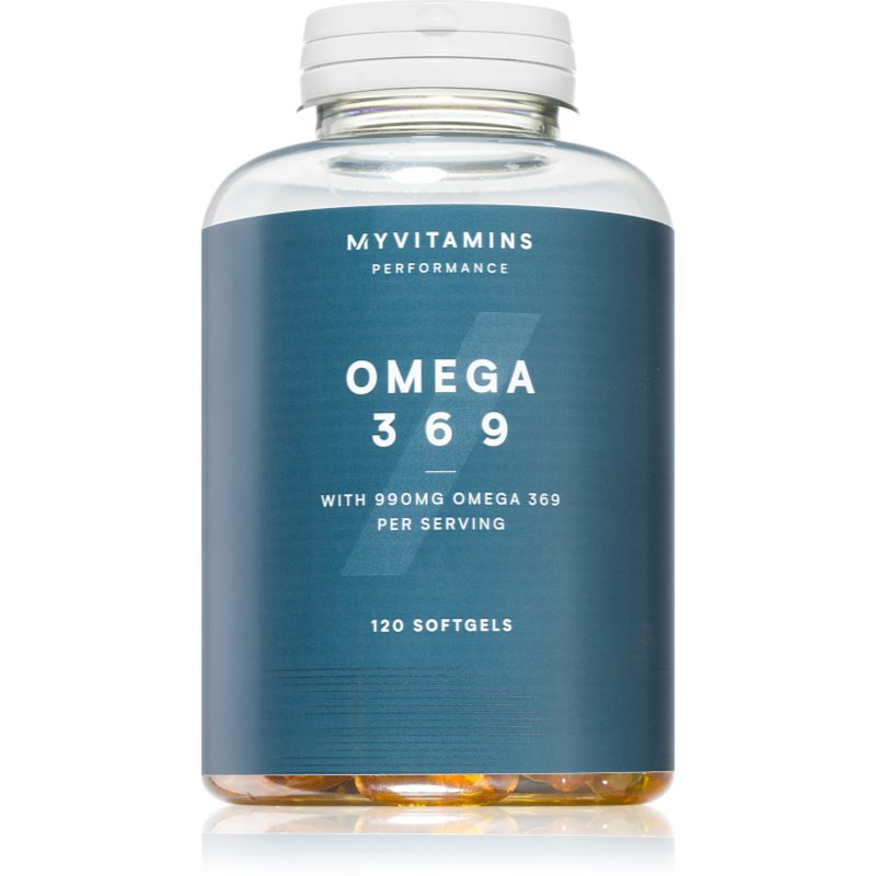 MyVitamins Performance Omega 3-6-9 podpora normálnej funkcie obehového systému 120 cps