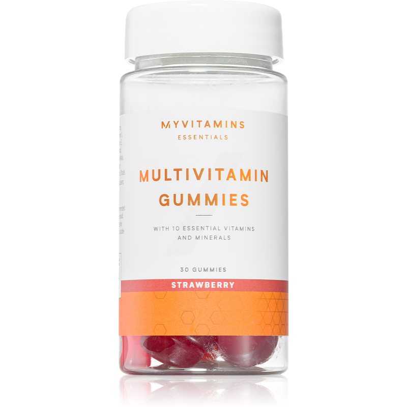 MyVitamins Essentials Multivitamin Gummies podpora imunity príchuť Strawberry 30 ks