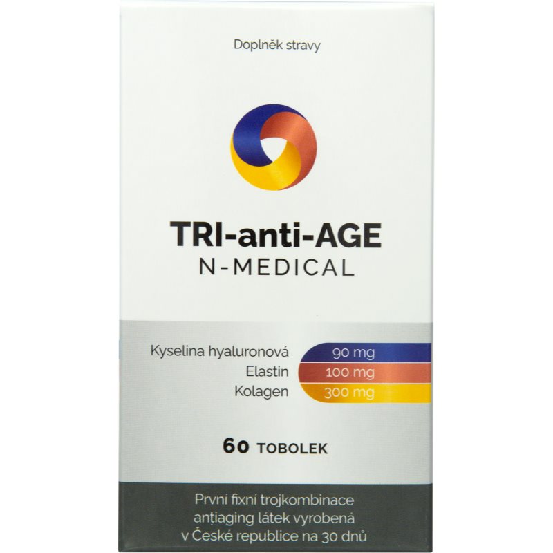 

N-Medical TRI-anti-AGE капсули для красивих волосся, шкіри та нігтів