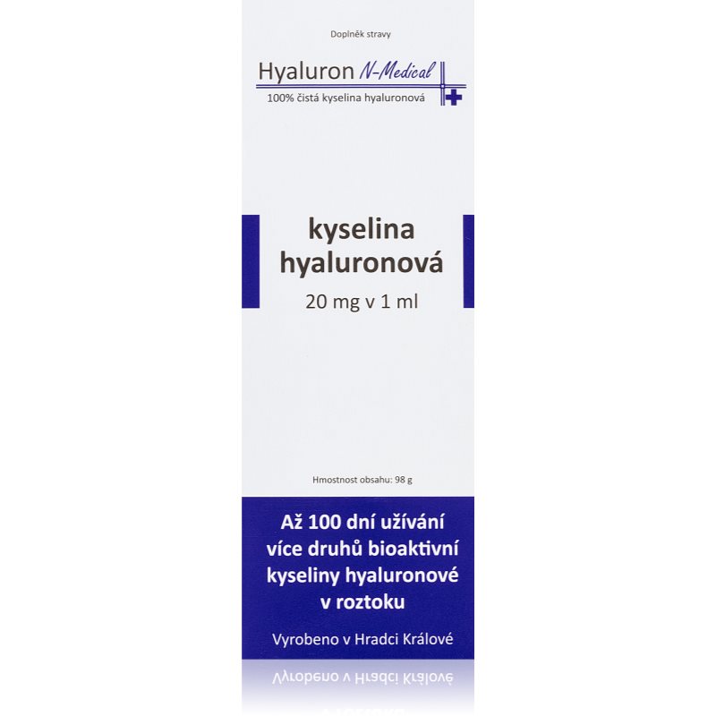 

N-Medical Hyaluron харчова добавка з гіалуроновою кислотою