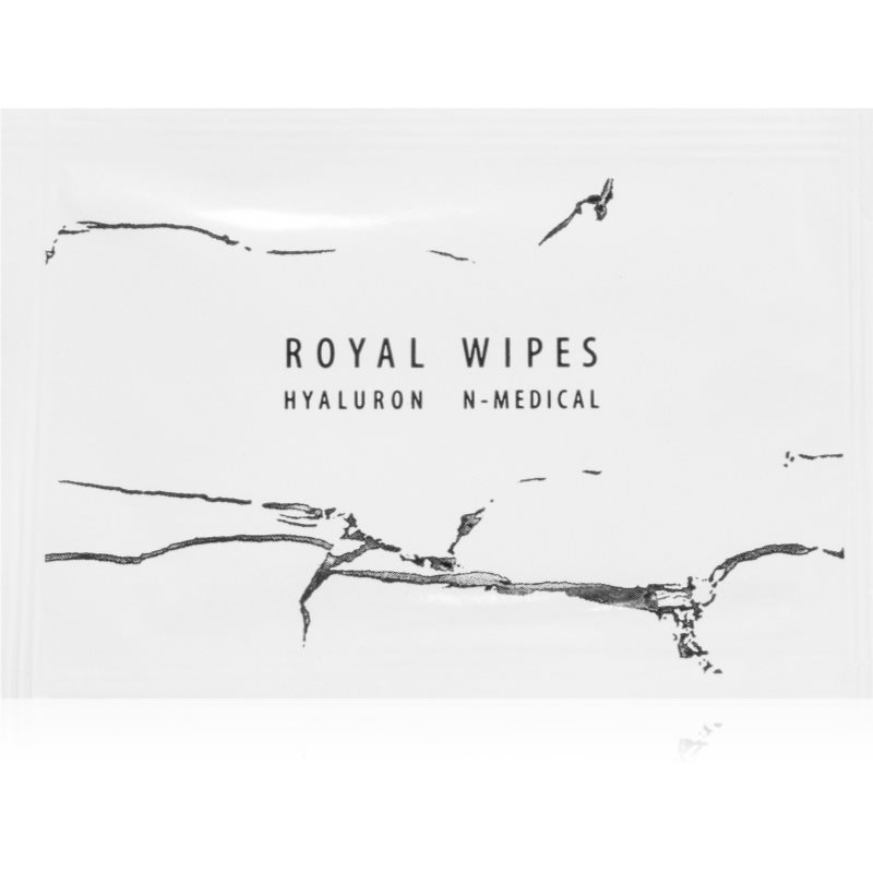 N-Medical Royal wipes кърпички за почистване и премахване на грим за чувствителна кожа на лицето 30 бр.