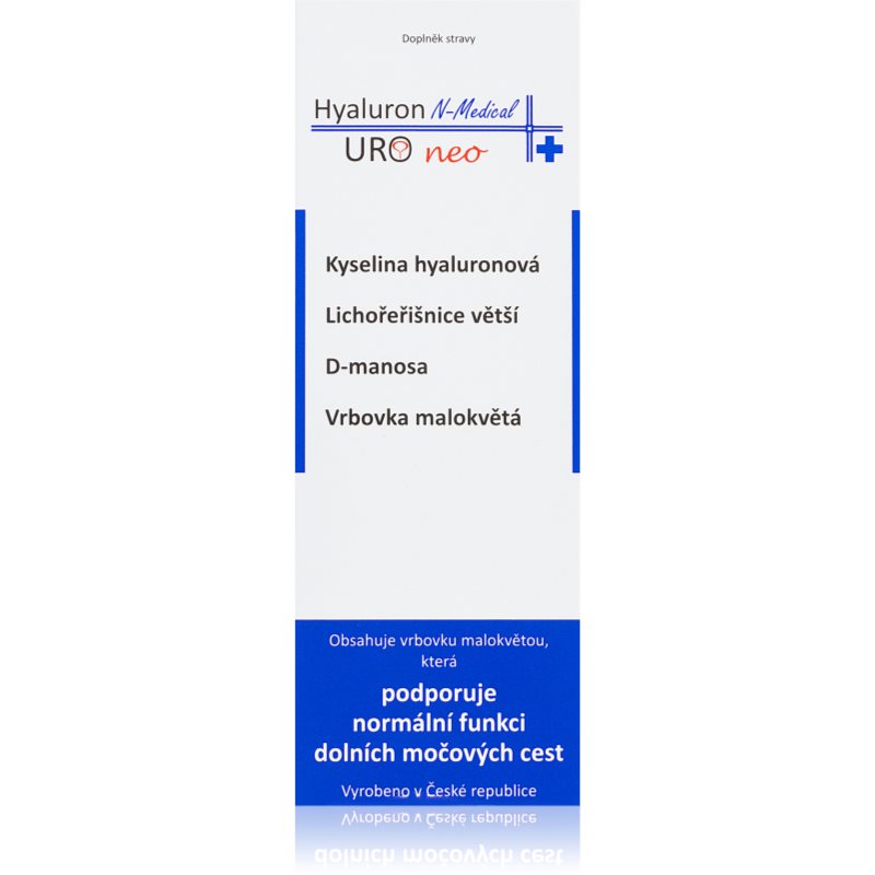 

N-Medical Hyaluron Uro Neo харчова добавка для підтримки здоров’я сечовивідних шляхів