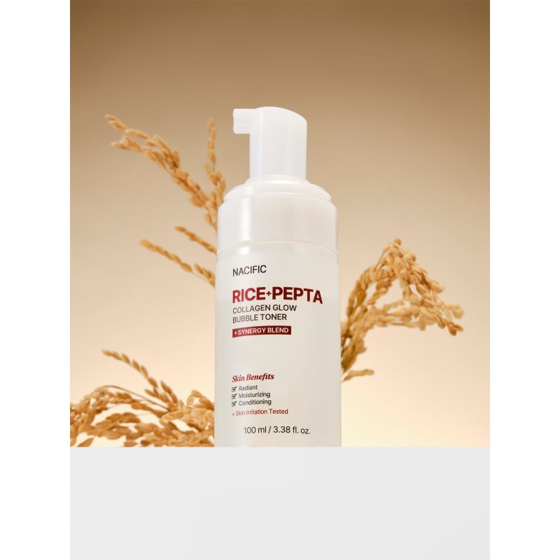 Nacific Rice + Pepta Collagen Glow Bubble Toner rozjasňujúce pleťové tonikum s hydratačným účinkom 100 ml (obrázok 3)