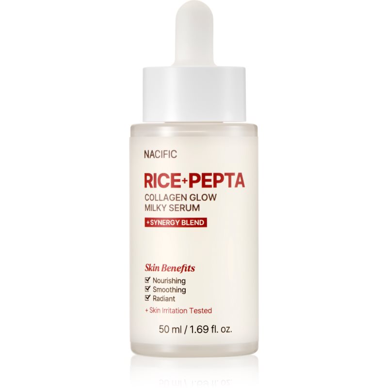 Nacific Rice   Pepta Collagen Glow Milky Serum brightening face serum with moisturising effect 50 ml
