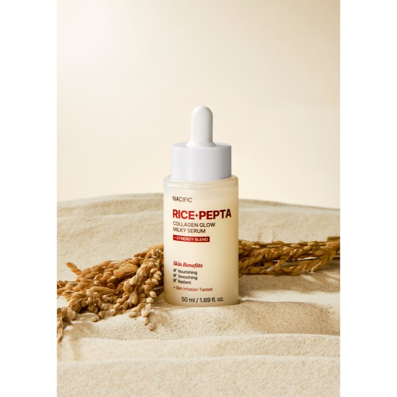 Nacific Rice + Pepta Collagen Glow Milky Serum rozjasňující pleťové sérum s hydratačním účinkem 50 ml (obrázek 4)