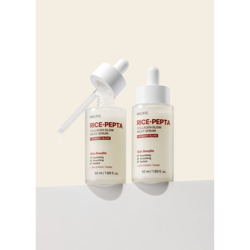 Nacific Rice + Pepta Collagen Glow Milky Serum rozjasňující pleťové sérum s hydratačním účinkem 50 ml (obrázek 9)