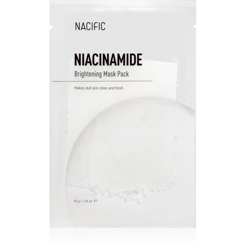 Nacific Niacinamide Brightening Mask Pack rozjasňujúca plátienková maska proti príznakom starnutia 1 ks