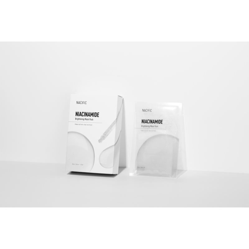 Nacific Niacinamide Brightening Mask Pack rozjasňujúca plátienková maska proti príznakom starnutia 1 ks (obrázok 4)