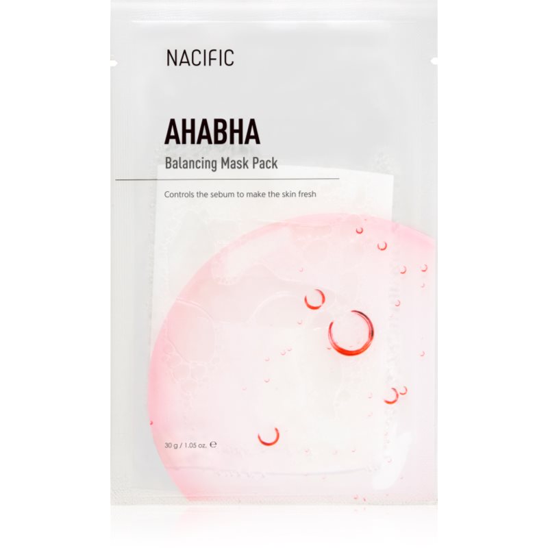 Nacific AHA BHA Balancing Mask Pack vyživujúca a obnovujúca pleťová maska s exfoliačným účinkom 1 ks