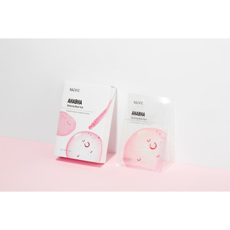 Nacific AHA BHA Balancing Mask Pack nährende und erneuernde Maske für das Gesicht mit Peeling-Effekt 1 St. (Bild 5)