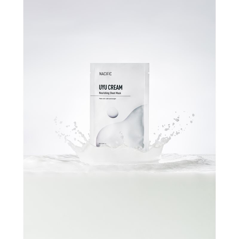 Nacific Uyu Cream Nourishing Mask Pack intensiv feuchtigkeitsspendende Gesichtsmaske mit beruhigender Wirkung 10x27 g (Bild 6)