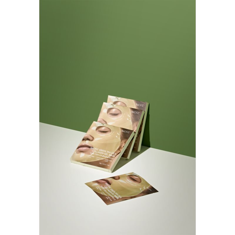 Nacific Green Tea Collagen Gel Mask aufhellende Gesichtsmaske mit feuchtigkeitsspendender Wirkung 1 St. (Bild 6)