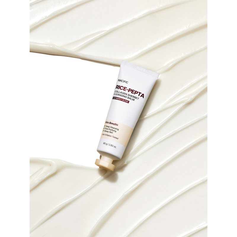 Nacific Rice + Pepta Collagen Sherbet Cleansing Balm hĺbkovo čistiaci balzam s hydratačným účinkom 80 g (obrázok 9)