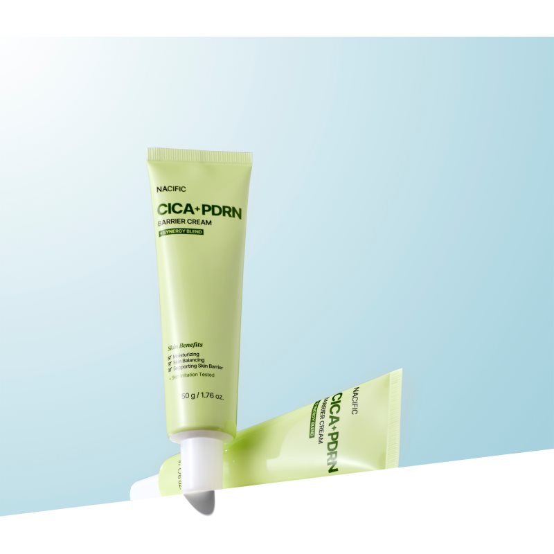 Nacific Cica PDRN Barrier Cream beruhigende und hydratisierende Creme zur Verjüngung der Gesichtshaut 50 g (Bild 6)