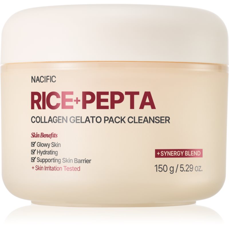 Nacific Rice   Pepta Collagen Gelato Pack Cleanser hydratačný čistiaci gél na posilnenie kožnej bariéry 150 g