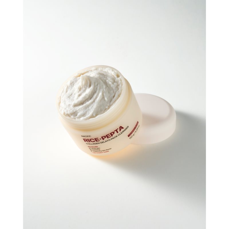 Nacific Rice + Pepta Collagen Gelato Pack Cleanser feuchtigkeitsspendendes Reinigungsgel zur Kräftigung der Hautbarriere 150 g (Bild 9)