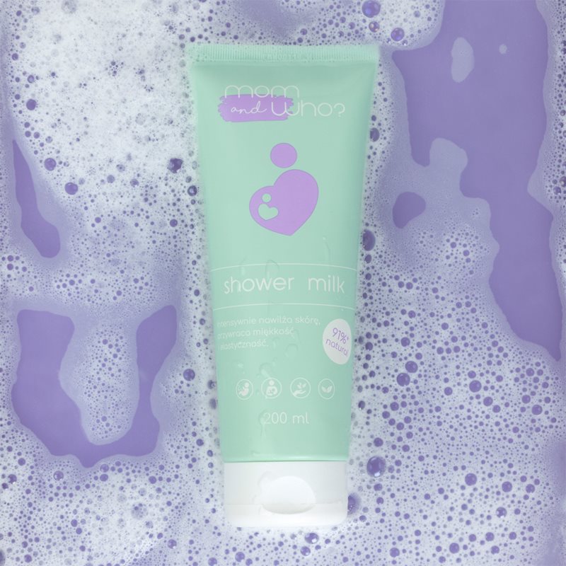 Nacomi Mom & Who Duschmilch für Schwangere 200 ml