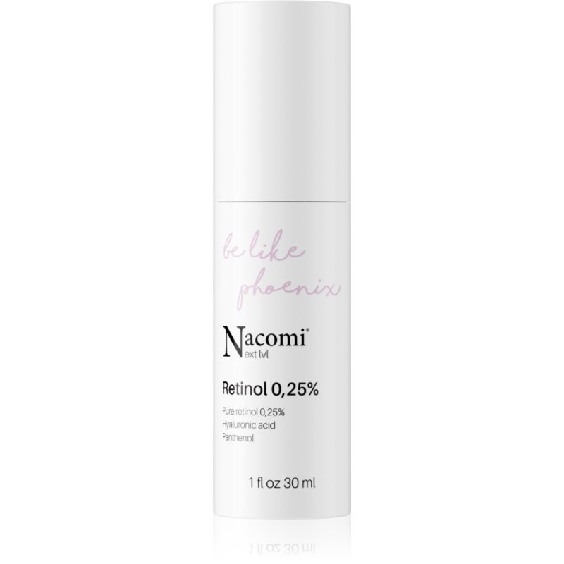 Nacomi Next Level Be Like Phoenix noční sérum proti vráskám Retinol 0,25 % 30 ml