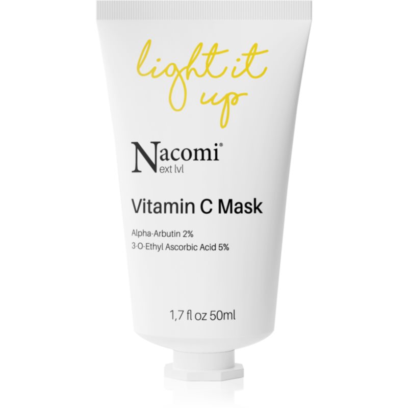 Nacomi Next Level Light It Up aufhellende Hautmaske mit Vitamin C 50 ml