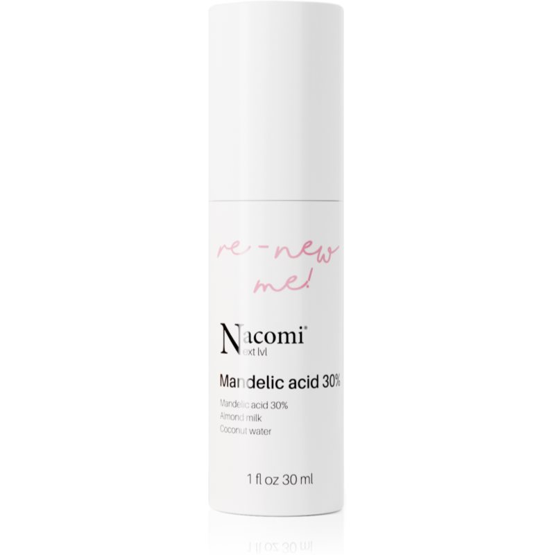 Nacomi Next Level Re-New Me glättendes Peeling-Serum Mandelic Acid 30% 30 ml