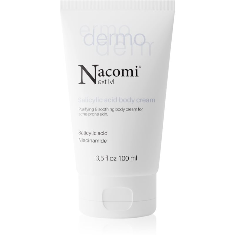 Nacomi Next Level Dermo заспокоюючий очищаючий крем для тіла 100 мл