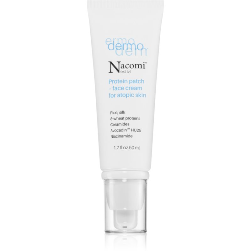Nacomi Next Level Dermo заспокоюючий крем для сухої та атопічної шкіри 50 мл