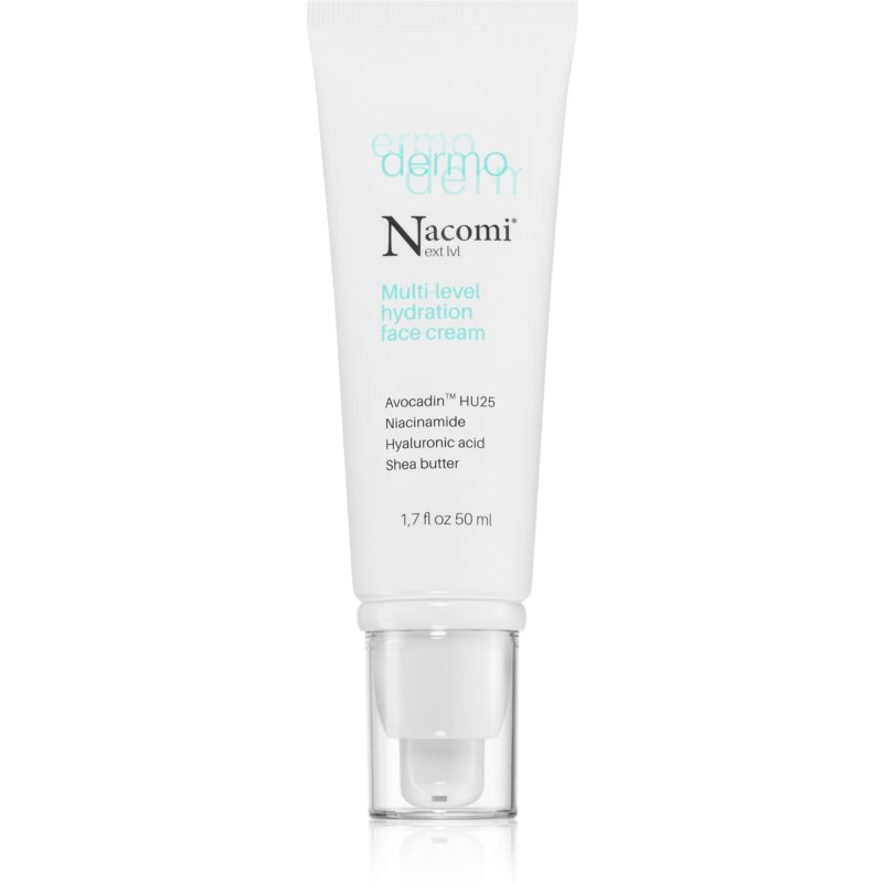 Nacomi Next Level Dermo зволожуючий крем для шкіри 50 мл