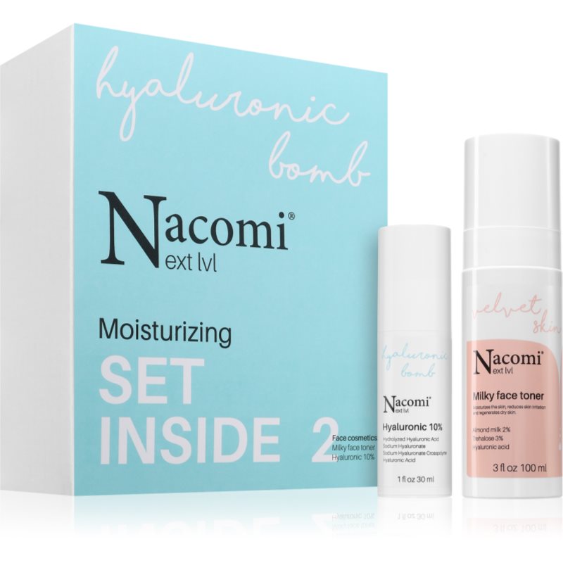 Nacomi Next Level Moisturizing Presentförpackning För återfuktning och lyster 2 st. female