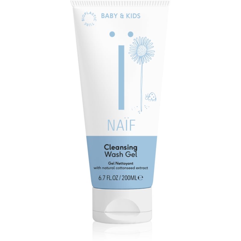E-shop Naif Baby & Kids Cleansing Wash Gel čisticí a mycí gel pro děti a miminka 200 ml