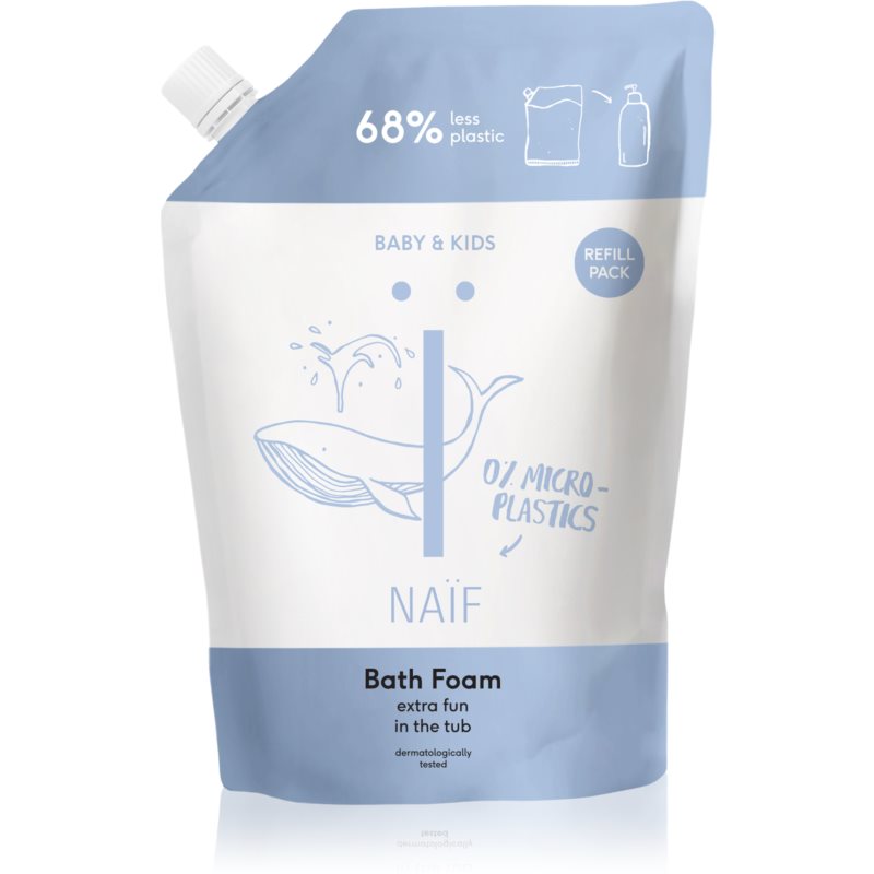 Naif Baby & Kids Relaxing Bath Foam bain moussant relaxant recharge 500 ml unisex
