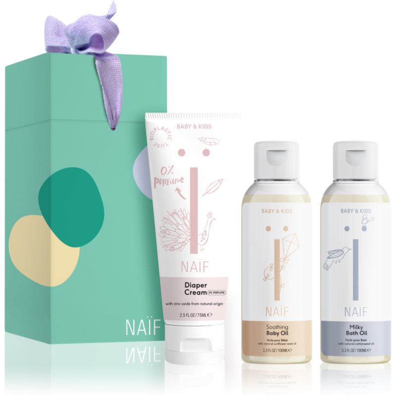 Naif Baby & Kids Newborn Essentials Set gift set (for children from birth)
