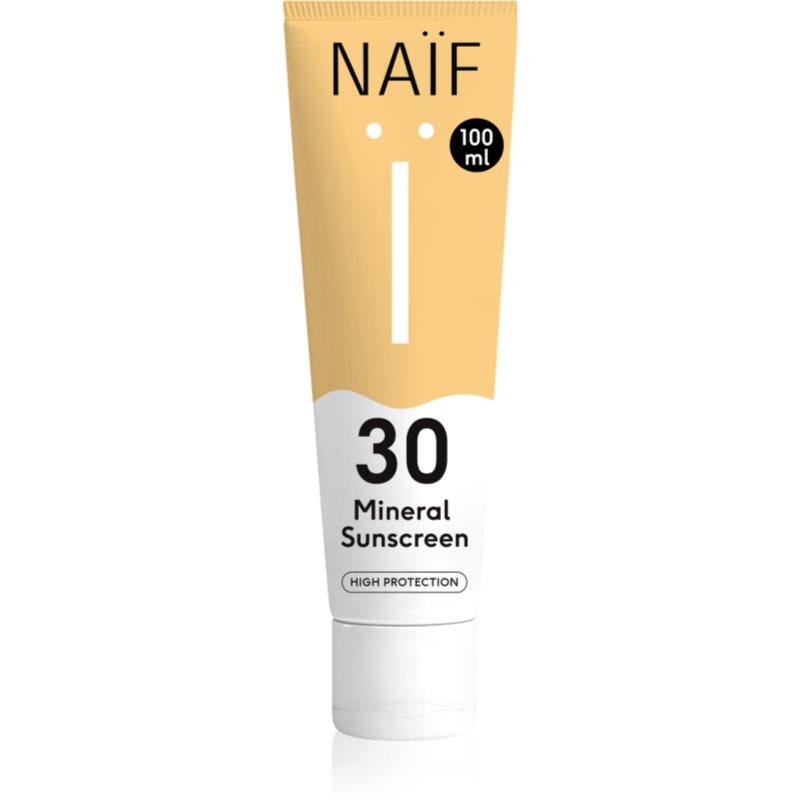 E-shop Naif Sun Mineral Sunscreen SPF 30 ochranný krém na opalování SPF 30 100 ml