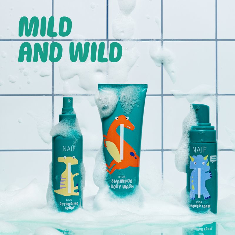 Naif Kids Shampoo + Body Wash dětský mycí gel a šampon 250 ml (obrázek 4)