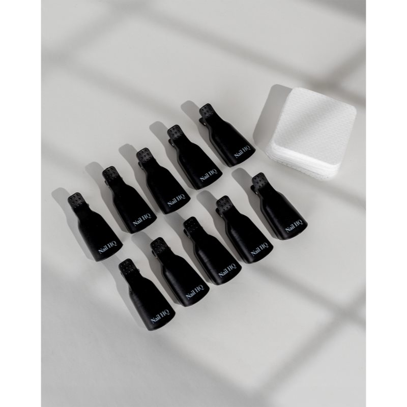 Nail HQ Soak Away Gel Nail Clip Set sada pro odstranění gelových a akrylových nehtů (obrázek 4)