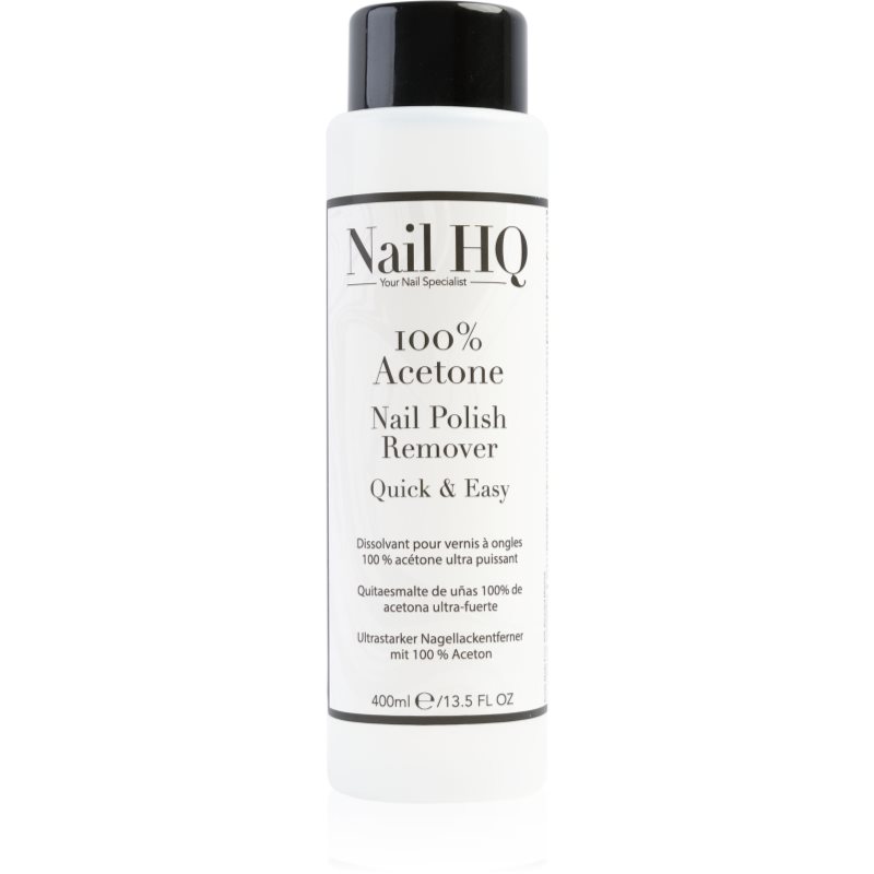 Nail HQ 100% Acetone Nagellackentferner 400 ml