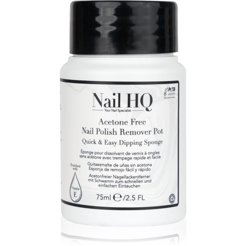 E-shop Nail HQ Acetone Free odlakovač na nehty bez acetonu 75 ml