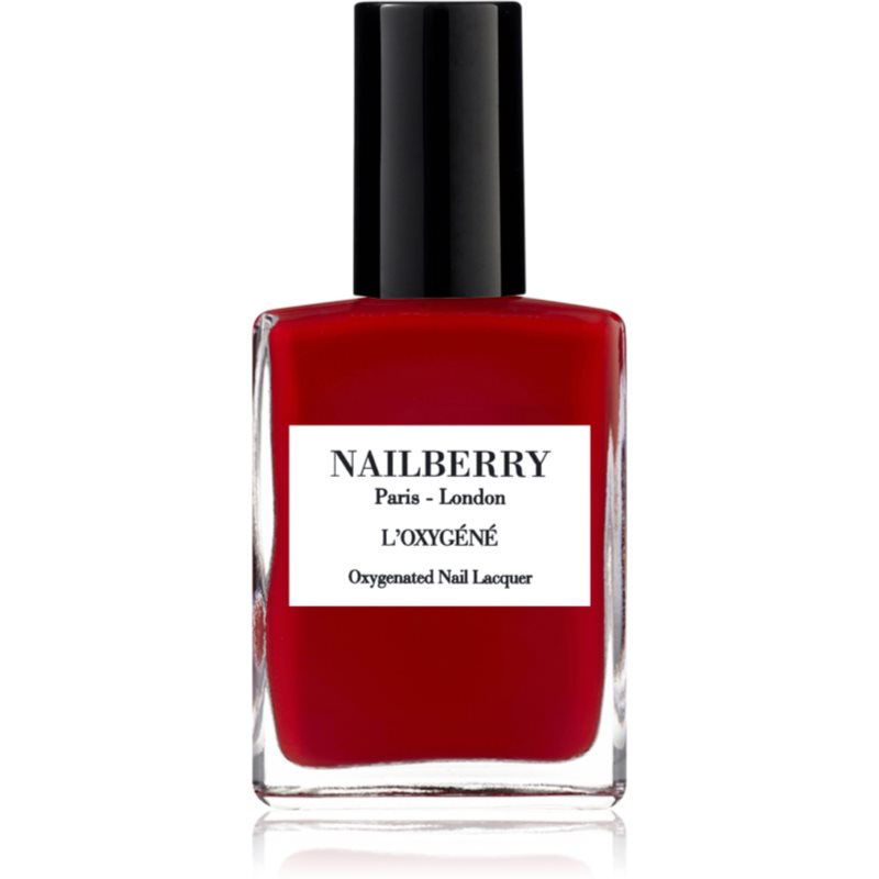 NAILBERRY L'Oxygene nail polish shade Rouge 15 ml
