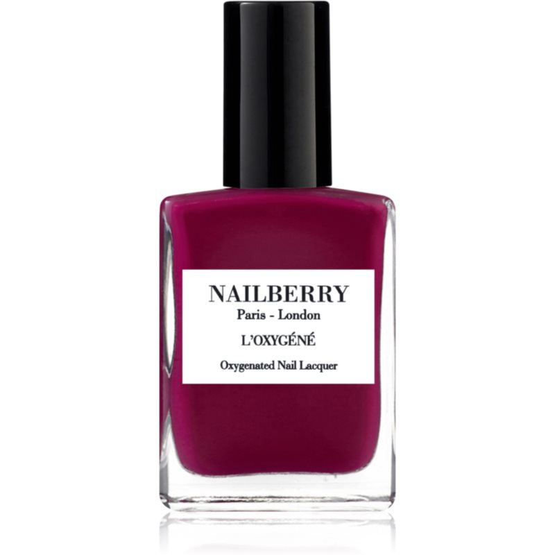NAILBERRY L'Oxygene nail polish shade Raspberry 15 ml
