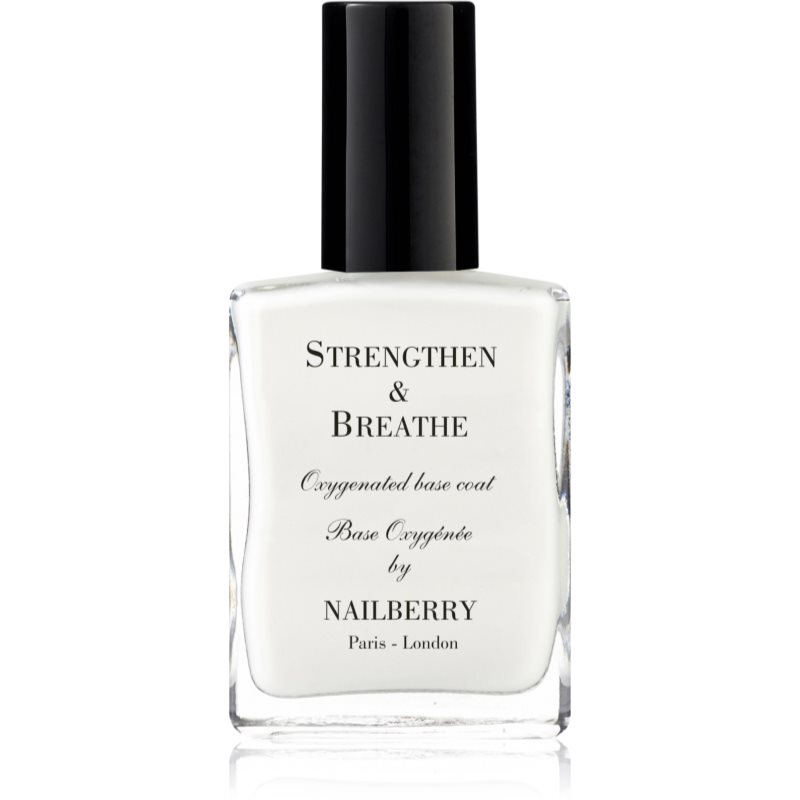NAILBERRY Strengthen & Breathe base coat nail polish with firming effect 15 ml
