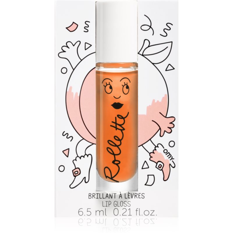 Nailmatic Kids Rollette lip gloss for children shade Peach 6,5 ml

