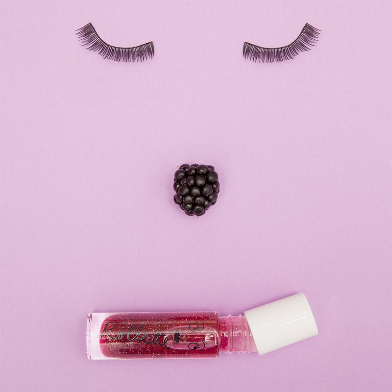 Nailmatic Kids Rollette Lip Gloss For Children Shade Blackberry 6,5 Ml