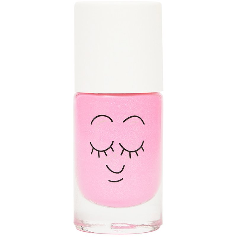 Nailmatic Kids Nail Polish For Children Shade Dolly - Neon Pink Pearl 8 Ml