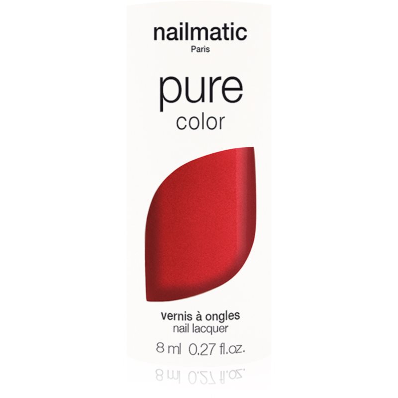 Nailmatic Pure Color lak za nokte AMOUR-Rouge Nacré / Red Shimmer 8 ml