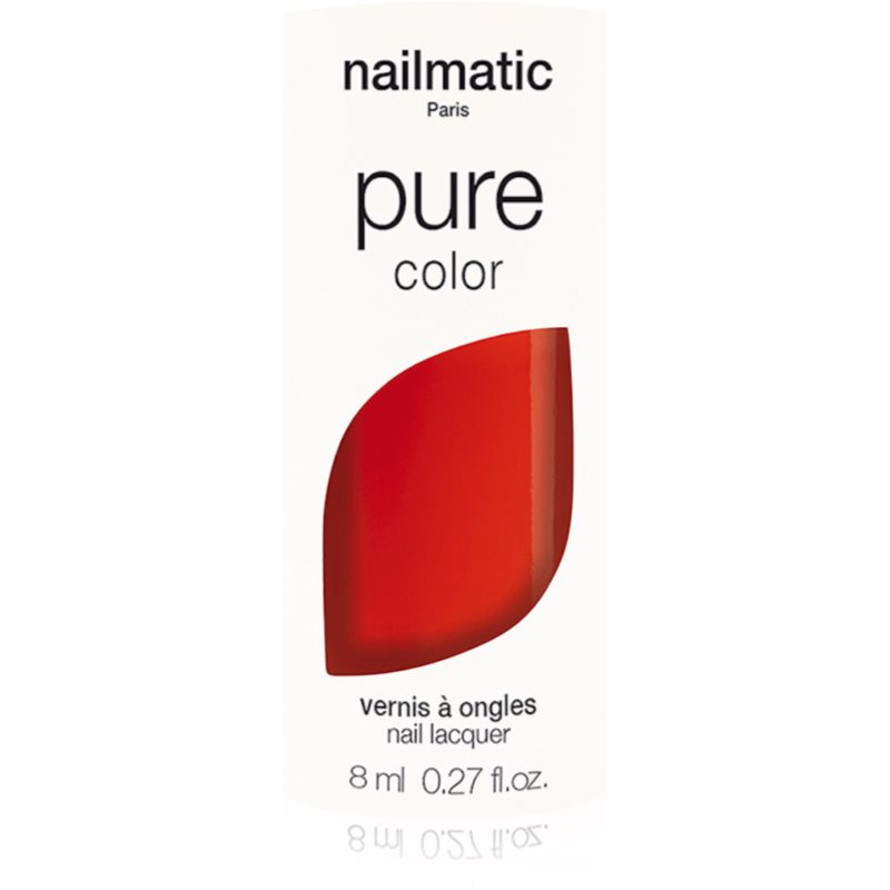 Nailmatic Pure Color lak na nehty GEORGIA-Rouge Coquelicot /Poppy Red 8 ml