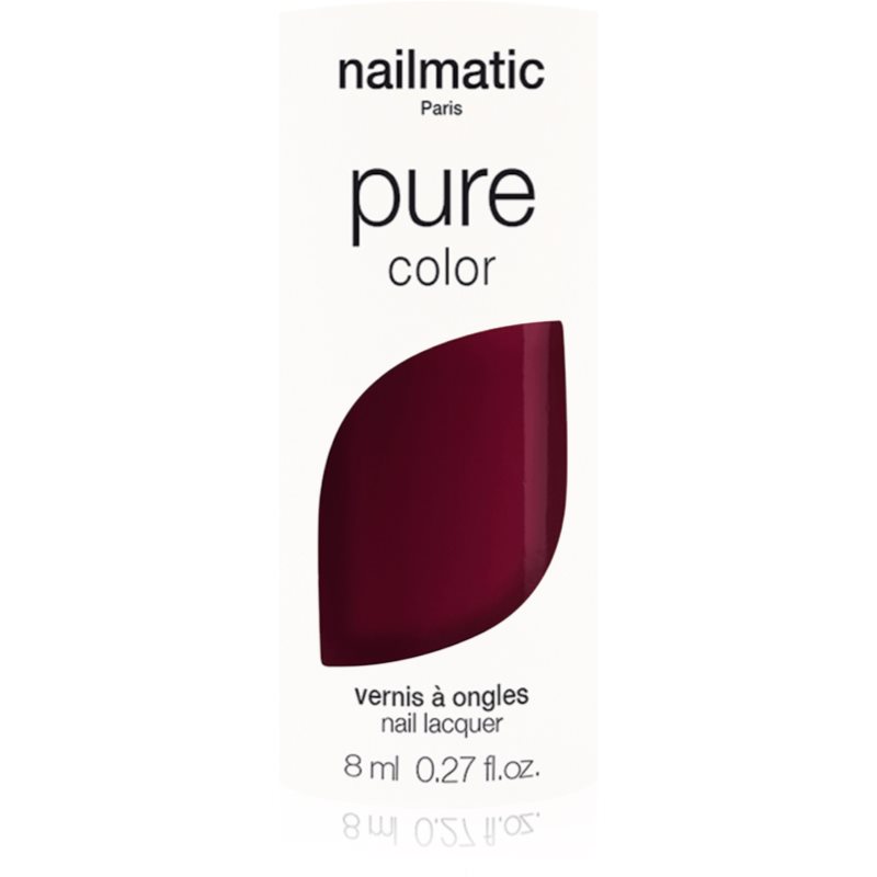 Nailmatic Pure Color lak na nechty GRACE-Rouge Noir /Black Red 8 ml